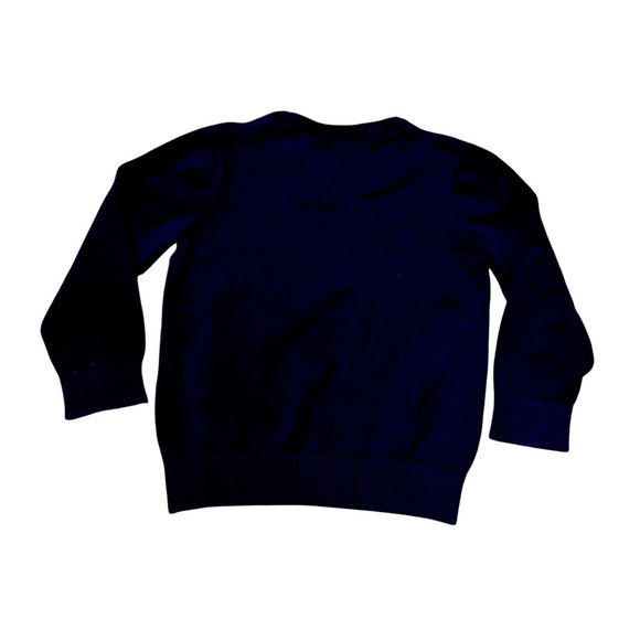 Children’s Place Bear Black Sweater Knit Pullover Christmas Toddler Boy 3T - Picture 4 of 4